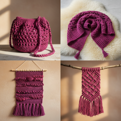 Collage - End Products Magenta Purple