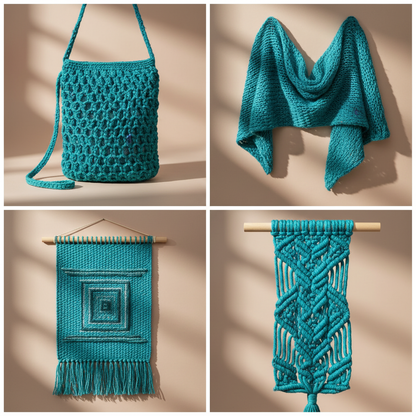 Collage - End Products Turquoise Teal