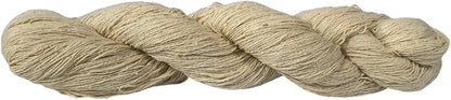 100% Eri Silk Laceweight Yarn, Natural 30/3 NM, 50 g