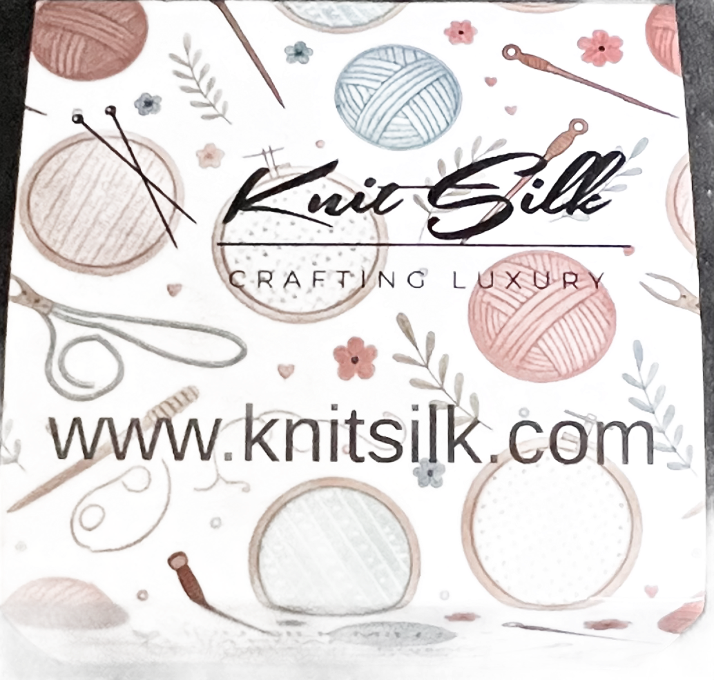 Mulberry Silk Embroidery Thread - Natural Cream - Pack of 8 Tubes (100m Each)