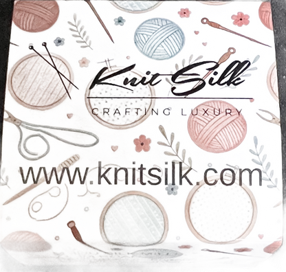 Mulberry Silk Embroidery Thread - Natural Cream - Pack of 8 Tubes (100m Each)