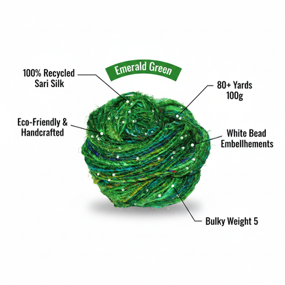 Infographic - Emerald Green Yarn