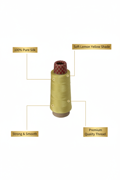 Infographic – Lemon Yellow Silk Thread Features