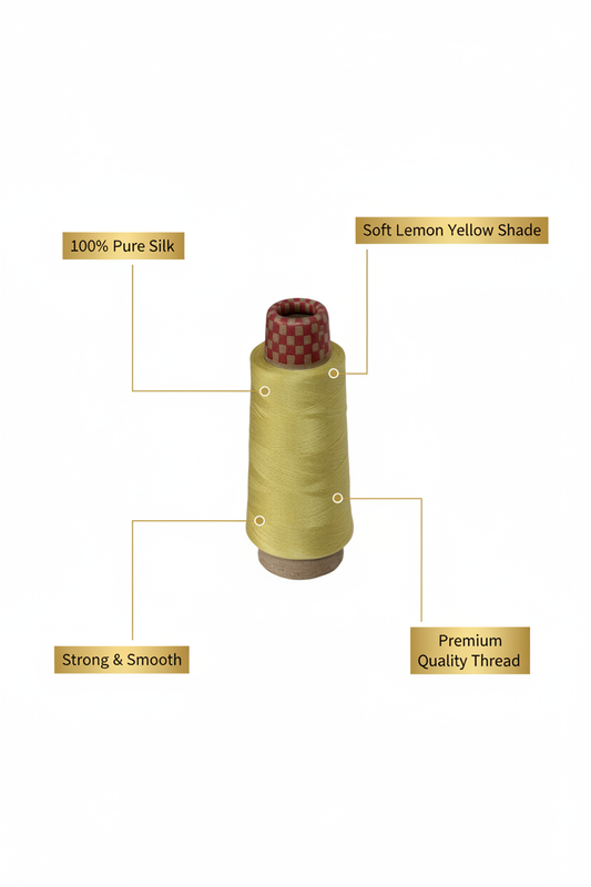 Infographic – Lemon Yellow Silk Thread Features