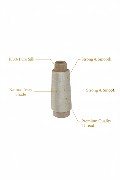 Infographic – Natural Ivory Silk Thread Features