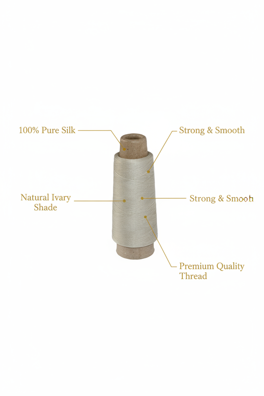 Infographic – Natural Ivory Silk Thread Features