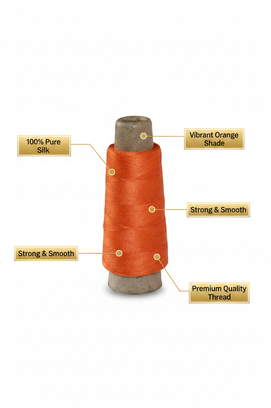 Infographic – Orange Silk Thread Features