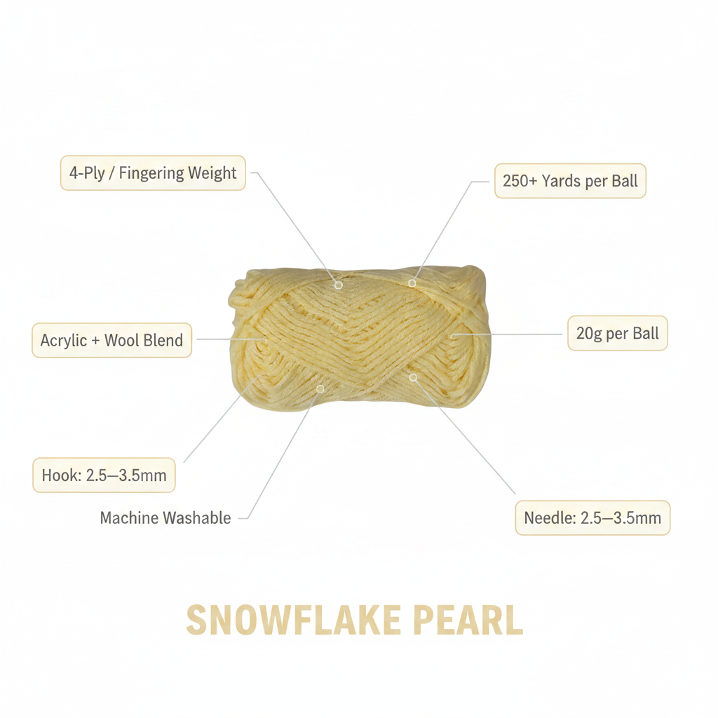 Infographic – Snowflake Pearl Specs