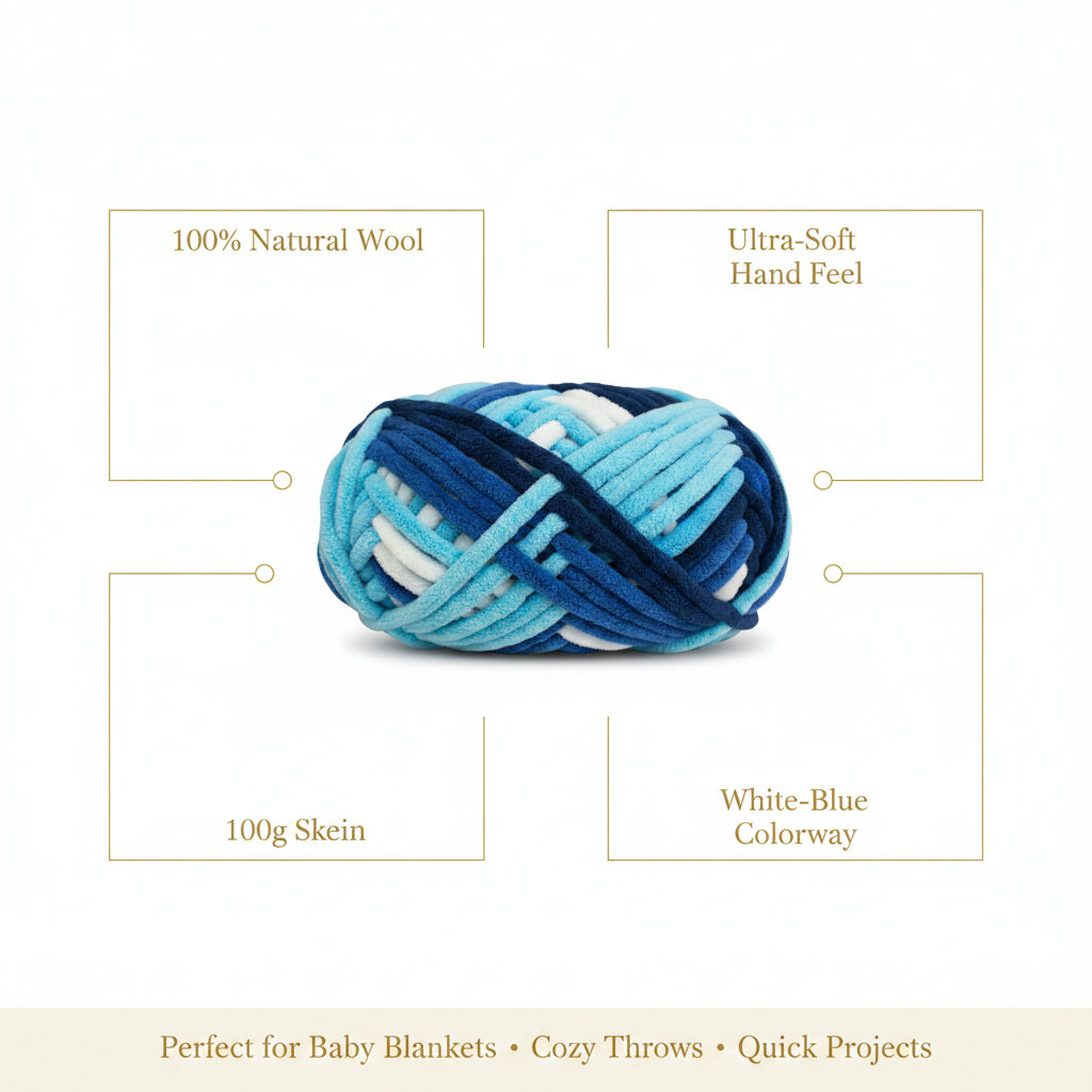 Infographic - White Blue