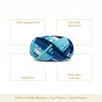 Infographic - White Blue