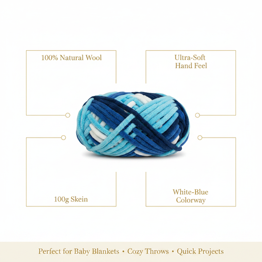 Infographic - White Blue