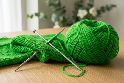 Lifestyle – Knitsilk Acrowool Bright Green