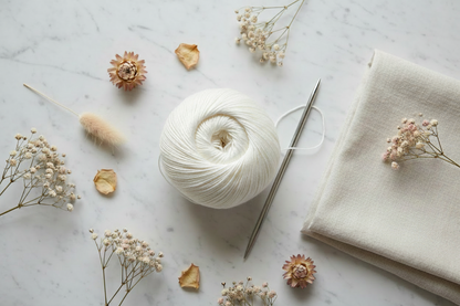 Lifestyle – White Silk Yarn Revised