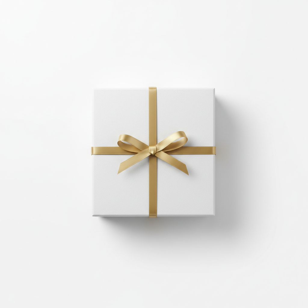 Minimal Luxury Gift Wrapping