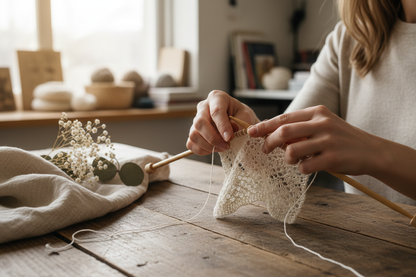 Natural Silk Yarn Lifestyle