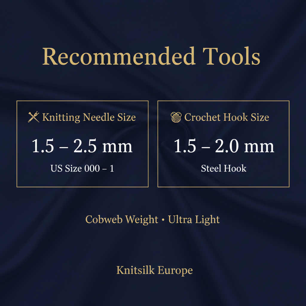 Needle & Hook Size Guide