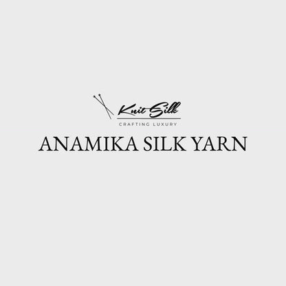 KnitSilk Anamika Combed Lace Weight Silk Yarn – Undyed, 500 Yards / 100g | Knitting, Crochet, Weaving
