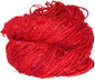 Knitsilk Recycled Sari Silk Worsted Yarn - Red | 150+ Yards, 100gm