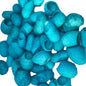 Knitsilk Hand Dyed Silk Cocoons | 30 Cut Mulberry Silk Fibers – Aqua Blue | Pack 1