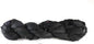 Knitsilk Recycled Sari Silk Ribbon Yarn – Super Bulky | Black | Crochet, Knitting, Embroidery & Jewelry Making | 100g / 30 Yards