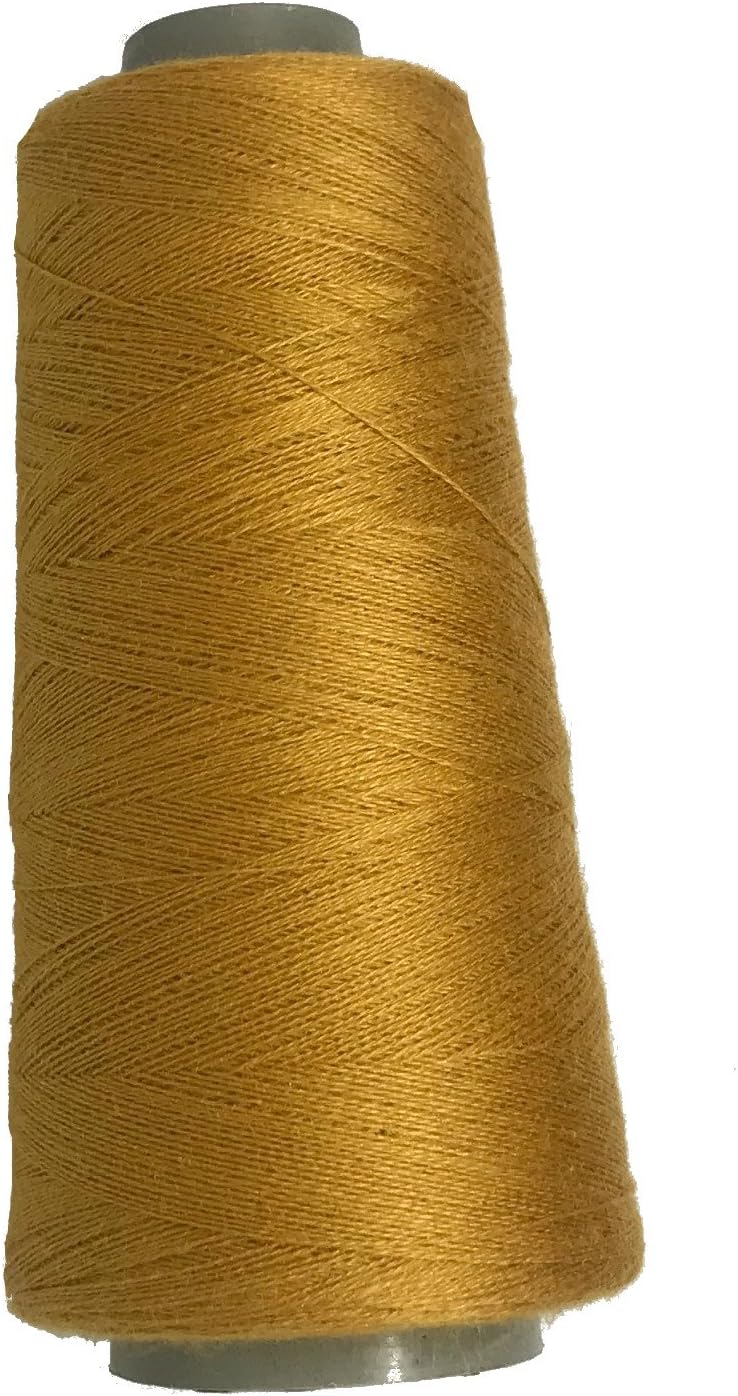 Knitsilk Ultra-Fine Silk Viscose Blend Yarn | 2/60NM | Mustard | 50g Cone | 1400+ Yards