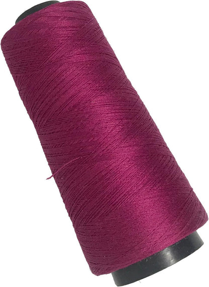 Knitsilk Ultra-Fine Silk Viscose Blend Yarn | 2/60NM | Burgundy | 50g Cone | 1400+ Yards