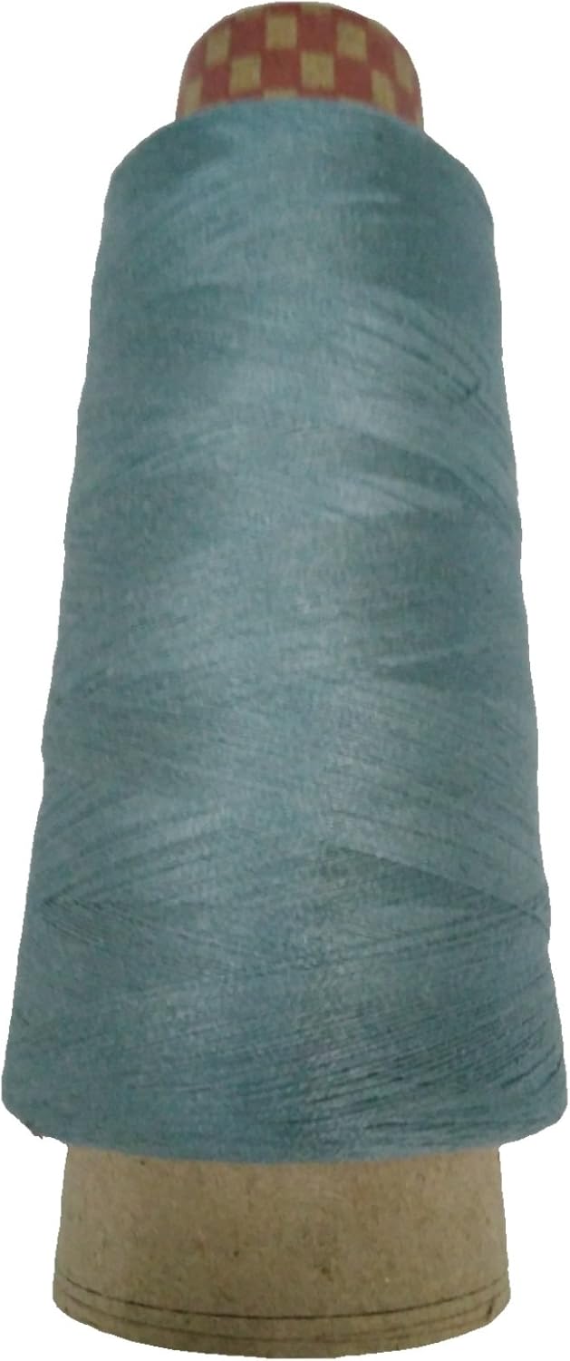 Knitsilk Ultra-Fine Silk Viscose Blend Yarn | 2/60NM | Aqua Blue | 50g Cone | 1400+ Yards
